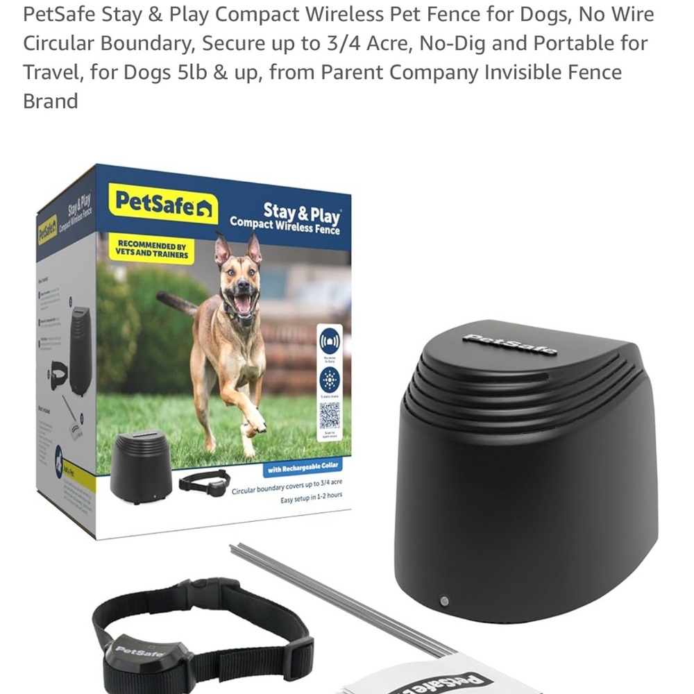 PetSafe Black Dog Collar and Harness